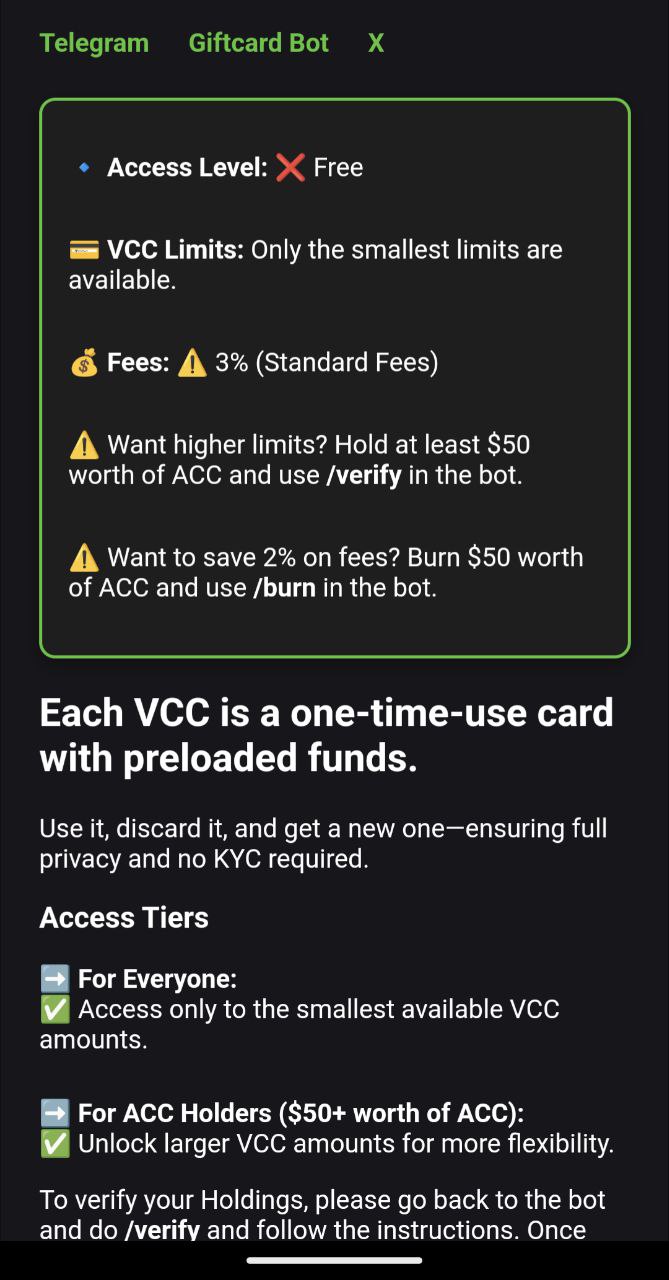 Select VCC type