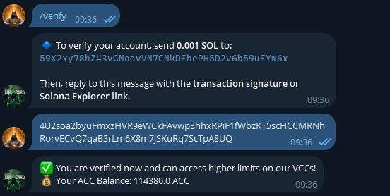 Email received with redeem link